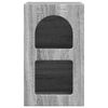 vidaXL Mesita de Noche Gris Sonoma 29,5 x 33,5 x 50 cm