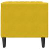 vidaXL Sill&oacute;n Chesterfield de terciopelo amarillo