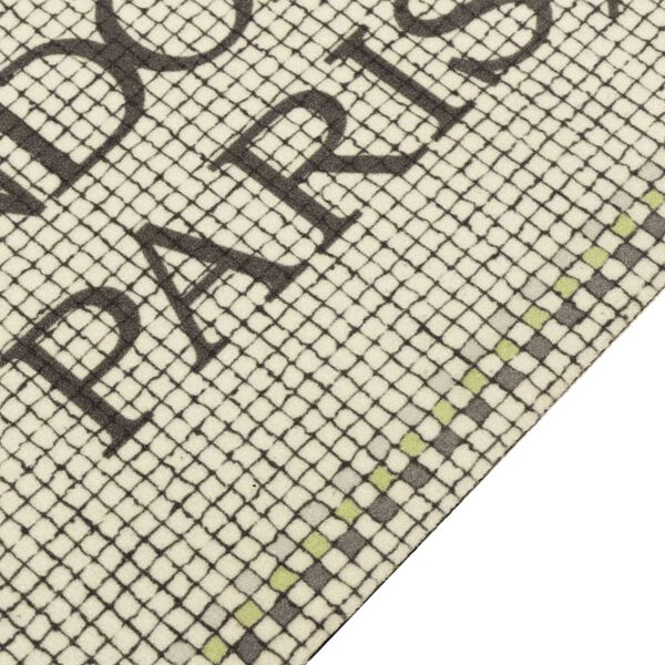 vidaXL Alfombra de cocina lavable terciopelo Capital Home 60x180 cm