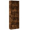 vidaXL Estanter&iacute;a madera de ingenier&iacute;a roble ahumado 60x24x176 cm