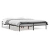 vidaXL Estructura cama madera ingenier&iacute;a metal gris Sonoma 120x190 cm