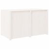 vidaXL Mueble de cocina exterior madera maciza pino blanco 106x55x64cm