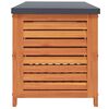 vidaXL Caja de almacenaje de jardín madera maciza eucalipto 90x48x55cm