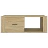 vidaXL Mesa de centro madera contrachapada roble Sonoma 100x50,5x35 cm