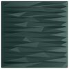 vidaXL Paneles de pared 48 pcs Verde Piedra 50 x 50 cm Espuma XPS
