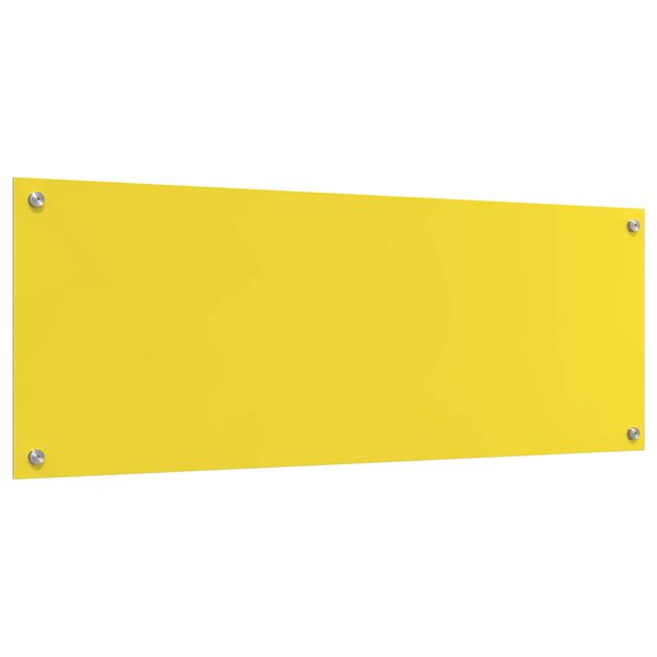 vidaXL Salpicadero de cocina Amarillo 110 x 40 x 0,6 cm
