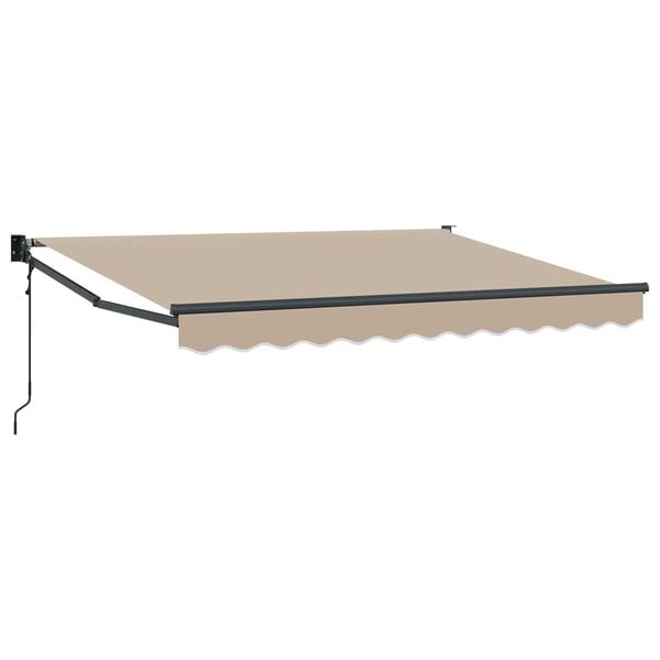 vidaXL Toldo Retr&aacute;ctil El&eacute;ctrico Beige 2,5 x 2 m