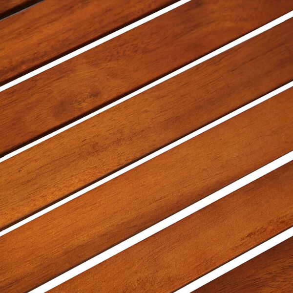 vidaXL Mesa y sillas de jard&iacute;n 3 pzas poli rat&aacute;n y madera acacia negro