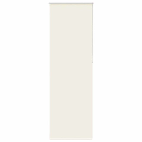 vidaXL Estor Enrollable Opaco Blanco Roto 70x210cm Tela Ancho 65,7cm