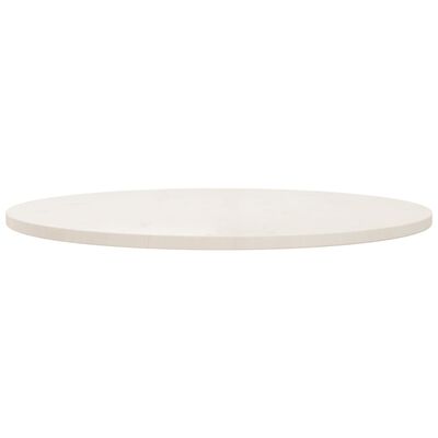 vidaXL Superficie de mesa madera maciza de pino blanco Ø90x2,5 cm