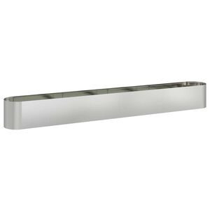 vidaXL Cama de Jard&iacute;n Elevada Acero Galvanizado 360 x 40 x 40 cm