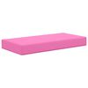 vidaXL Coj&iacute;n de asiento de exterior 100% Poli&eacute;ster Rosa 80 x 40 x 8 cm
