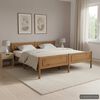 vidaXL Estructura cama sin colchón madera pino marrón miel 180x200 cm