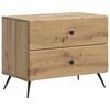 vidaXL Armario de Noche Roble artisan 62 x 34,5 x 47,5 cm