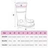 vidaXL Botas de agua con calcetines extra&iacute;bles negro n&uacute;mero 44 PVC