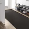 vidaXL Felpudo Otro Negro 120 x 250 cm Polipropileno y vinilo