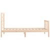 vidaXL Estructura de cama sin colchón madera maciza de pino 90x200 cm