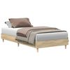 vidaXL Estructura de cama Roble Sonoma 80 x 200 cm