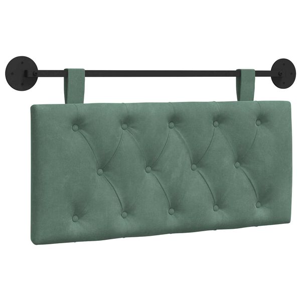 vidaXL Cabecera Colgante Verde Mar 90 x 55 x 7 cm Terciopelo