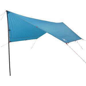 vidaXL Lona de camping impermeable azul 430x380x210 cm