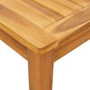 vidaXL Mesa de comedor de jard&iacute;n madera maciza de acacia 110x110x75 cm