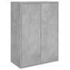 vidaXL Aparadores 2 uds madera de ingeniería gris hormigón 60x31x84 cm