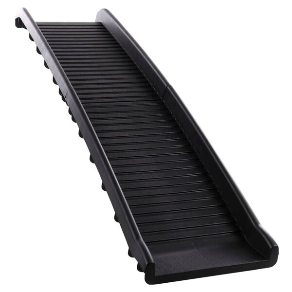 FLAMINGO Rampa para perros plegable Zenna 56x40x15 cm negro