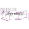 vidaXL Estructura de cama sin colch&oacute;n madera maciza de pino 200x200 cm