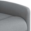 vidaXL Sill&oacute;n reclinable de masaje de tela gris claro