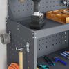 vidaXL Carro de herramientas con estante Antracita 65 x 35 x 111 cm