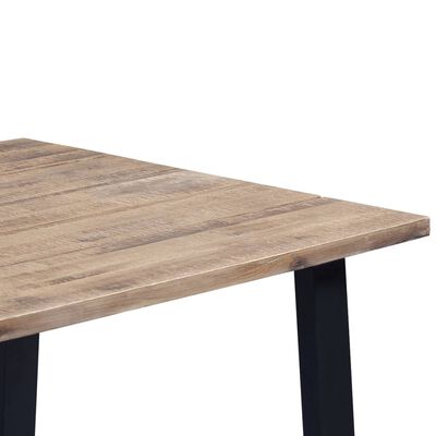 vidaXL Mesa de comedor en madera de acacia maciza 180x90 cm