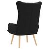 vidaXL sillón Negro 69 x 74 x 93 cm tela