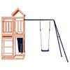 vidaXL Parque infantil de exterior madera maciza Douglas
