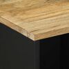vidaXL Aparador de madera maciza de mango rugosa 80x33,5x75 cm