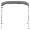 vidaXL Toldo bimini 4 arcos con paredes laterales 243x(230-244)x137 cm