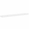 vidaXL Estantes de pared 4 unidades blanco brillo 60x9x3 cm