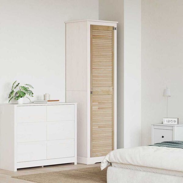 vidaXL Puerta de Armario con puerta Natural 140.5 x 2.1 x 49.5 cm