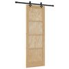 vidaXL Puerta Corredera ORKDAL 73,5 x 211 cm Madera de Pino Maciza