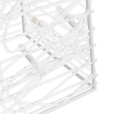 vidaXL Cono de luz LED decorativo acrílico blanco frío 90 cm