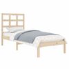 vidaXL Estructura de cama madera maciza 90x190 cm