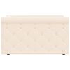 vidaXL Sof&aacute; cama con colch&oacute;n USB de tela crema 90x200 cm