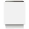 vidaXL Mesa de centro con Infinity LED blanco 40x40x50 cm