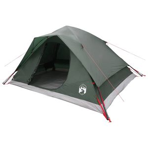 vidaXL Tienda Instant&aacute;nea con techo Verde militar 305 x 215 x 140 cm