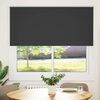 vidaXL Estor Enrollable Opaco negro 165x130 cm Tela Ancho 161,6 cm