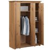 vidaXL Armario de 3 puertas madera pino Panam&aacute; Range 118x50x171,5 cm
