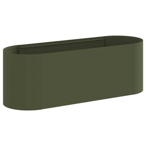 vidaXL Cama de Jard&iacute;n Elevada Verde oliva 120 x 40 x 40 cm