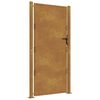 vidaXL Puerta de jard&iacute;n 100 x 175 cm Negro Con cerradura