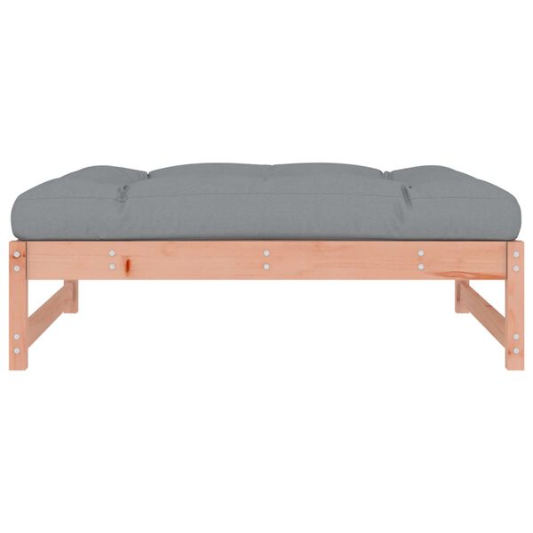 vidaXL Taburete de jardín madera maciza de abeto Douglas 120x80 cm