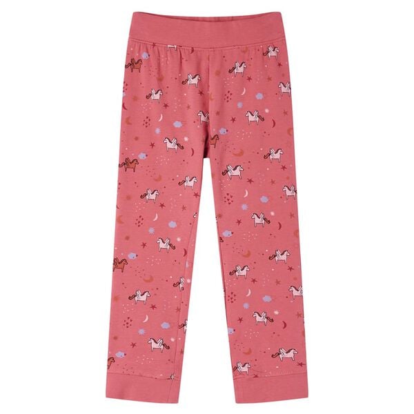Pijama infantil de manga larga rosa 104