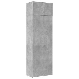 vidaXL Armario de madera de ingenier&iacute;a gris hormig&oacute;n 70x42,5x225 cm